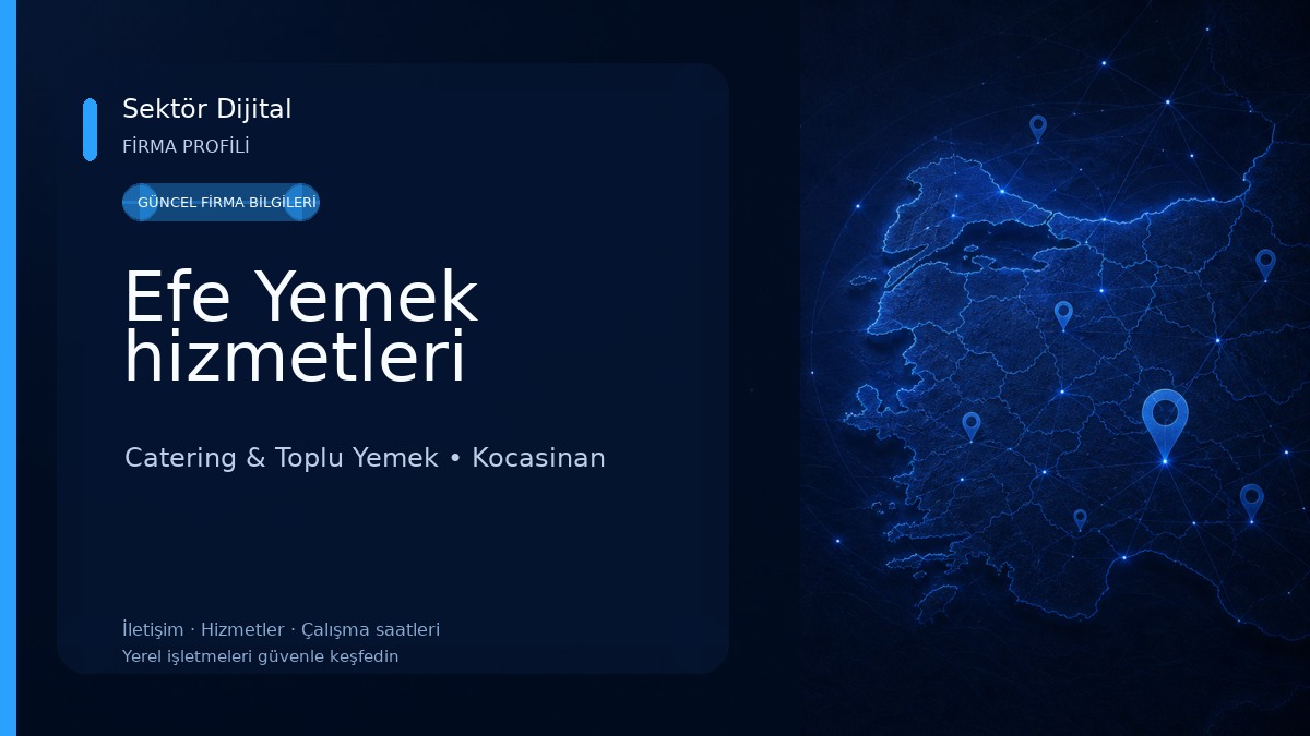 Efe Yemek hizmetleri Catering & Toplu Yemek
