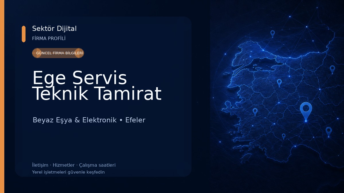 Ege Servis Teknik Tamirat Beyaz Eşya & Elektronik