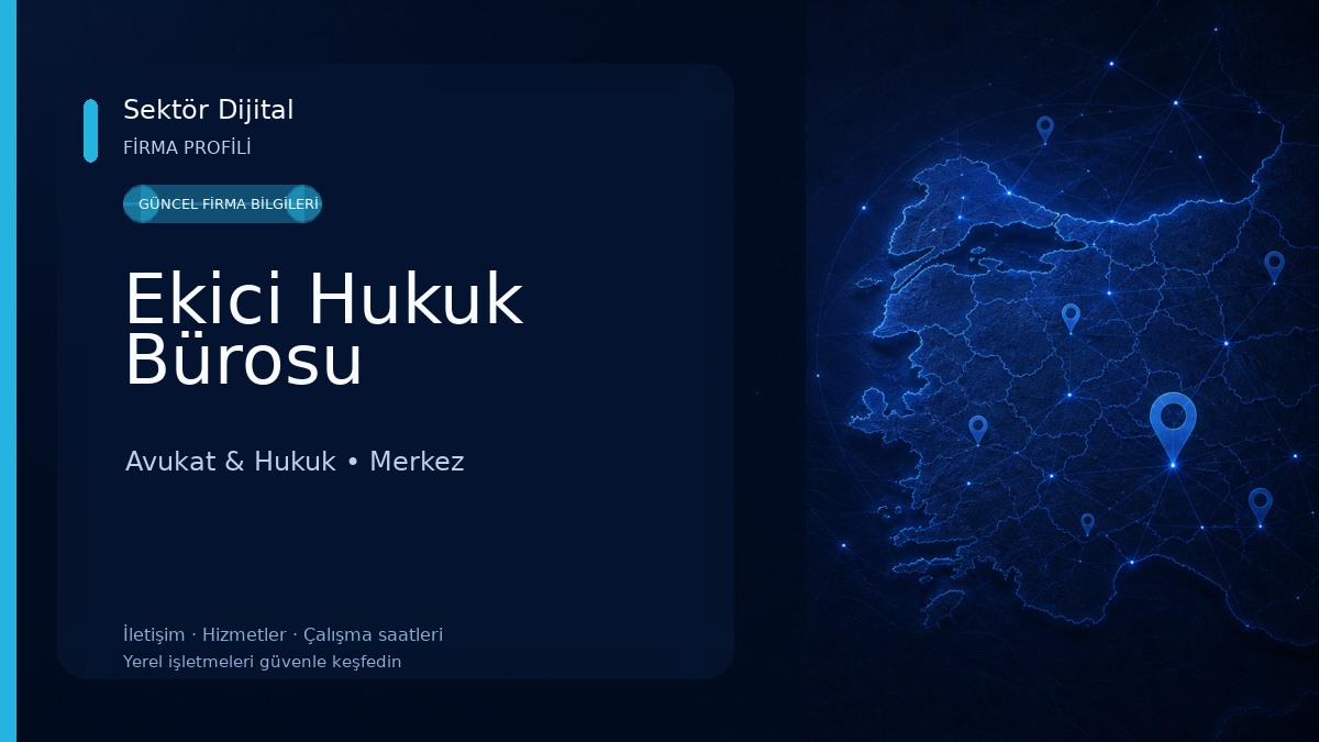 Ekici Hukuk Bürosu Avukat & Hukuk