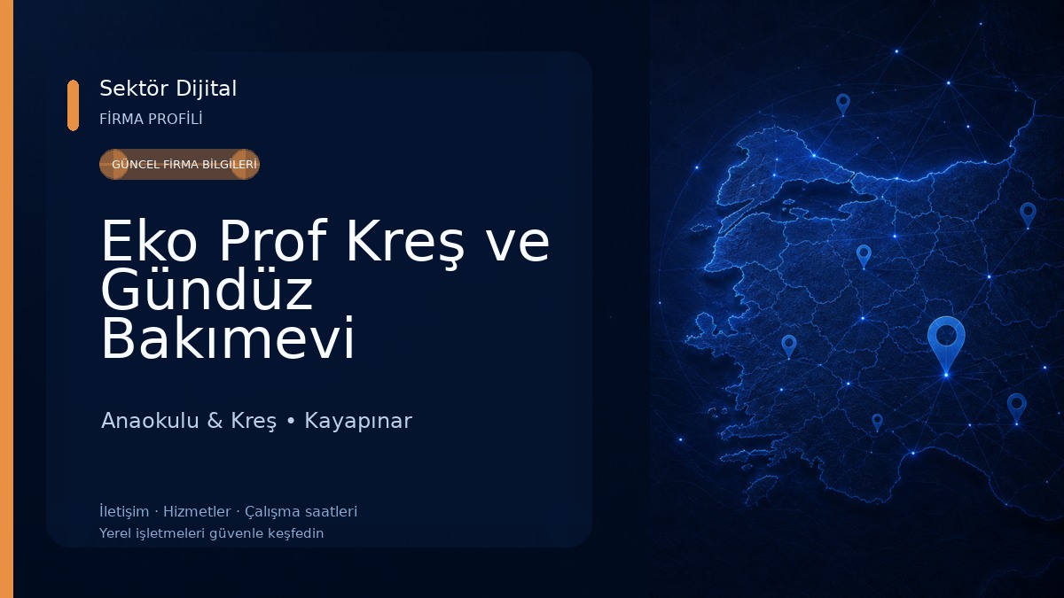Eko Prof Kreş ve Gündüz Bakımevi Anaokulu & Kreş