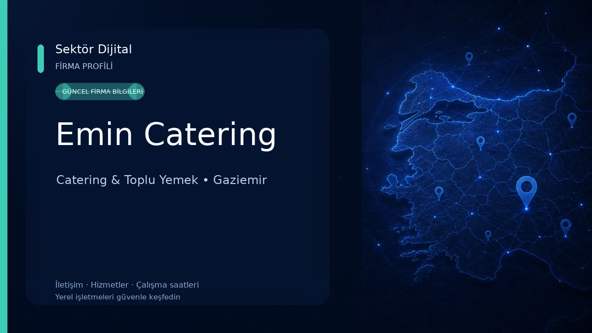 Emin Catering Catering & Toplu Yemek