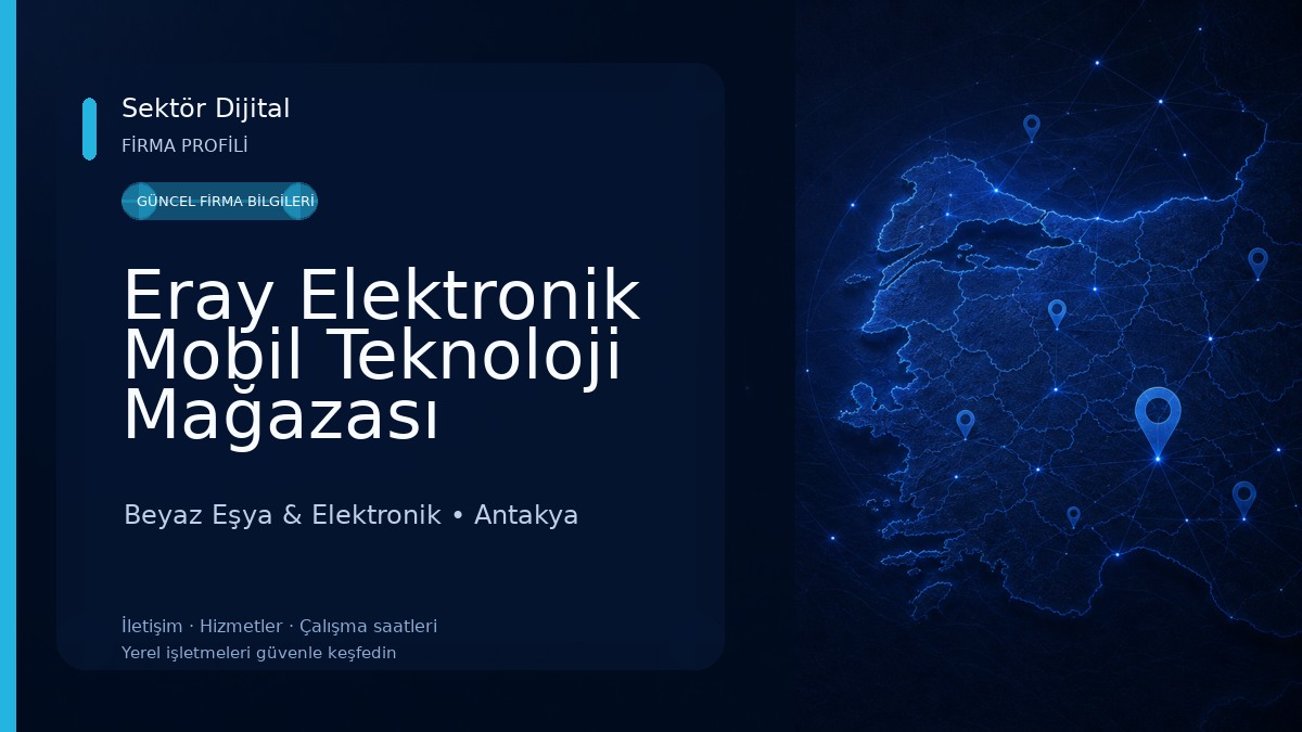Eray Elektronik Mobil Teknoloji Mağazası Beyaz Eşya & Elektronik