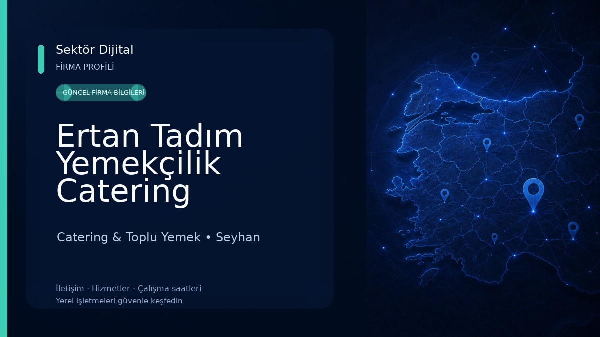 Ertan Tadım Yemekçilik Catering Catering & Toplu Yemek