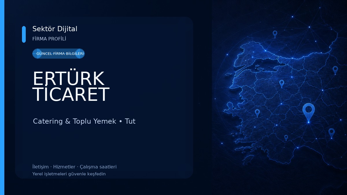 ERTÜRK TİCARET Catering & Toplu Yemek