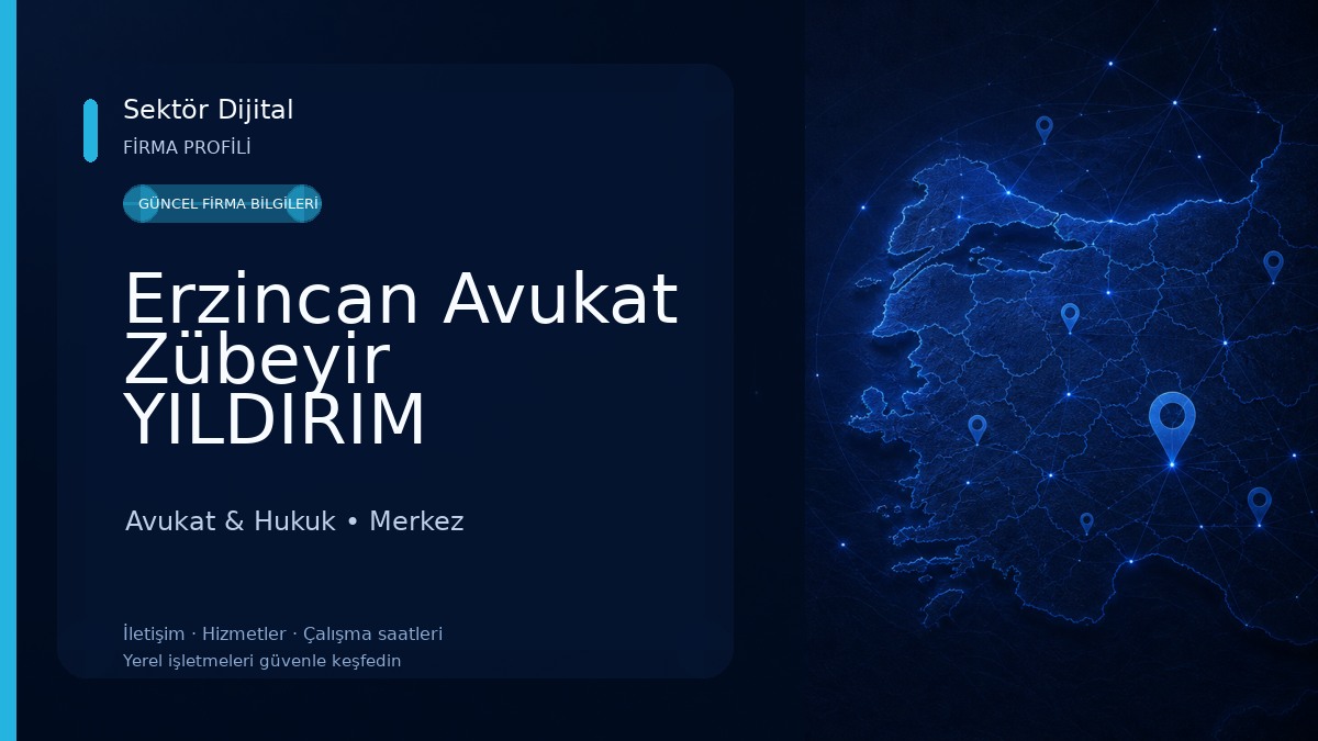 Erzincan Avukat Zübeyir YILDIRIM Avukat & Hukuk