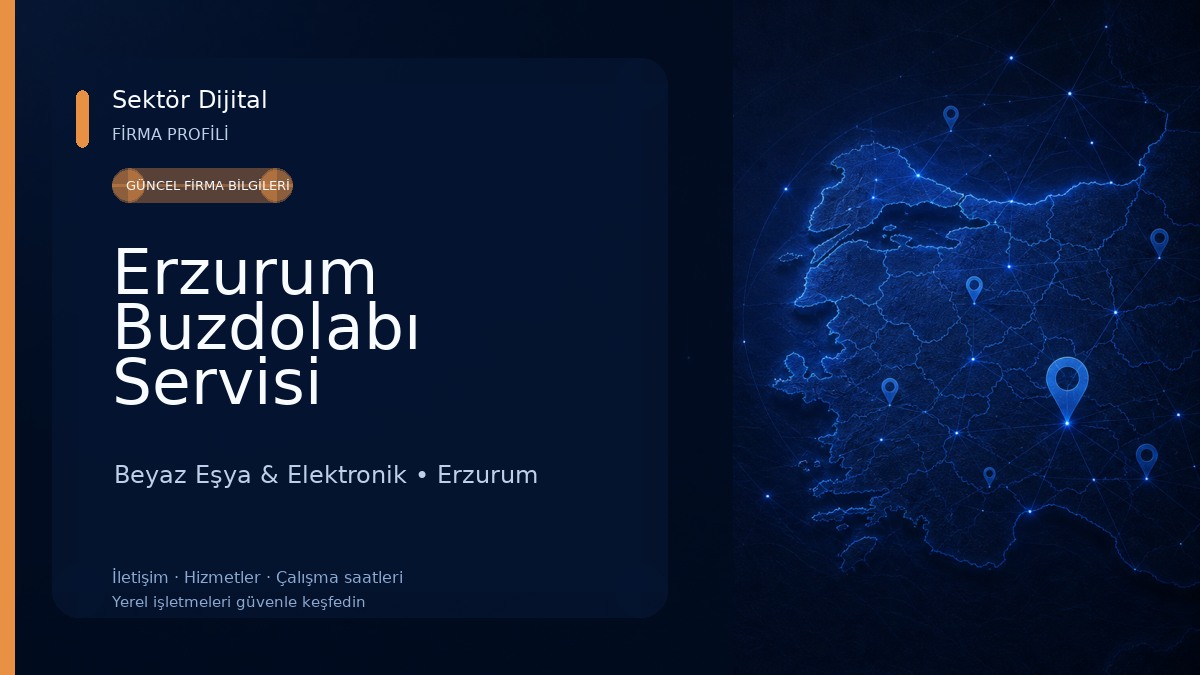 Erzurum Buzdolabı Servisi Beyaz Eşya & Elektronik