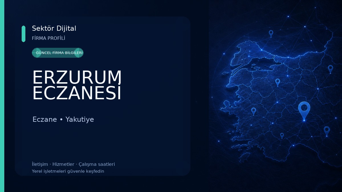 ERZURUM ECZANESİ Eczane