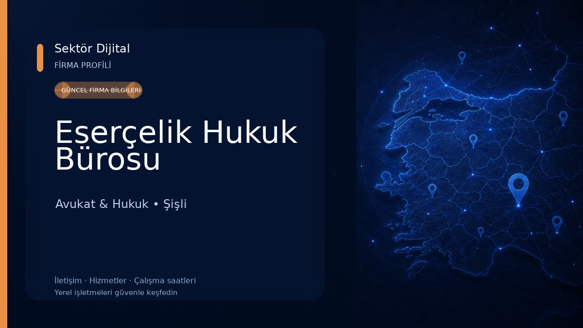Eserçelik Hukuk Bürosu Avukat & Hukuk