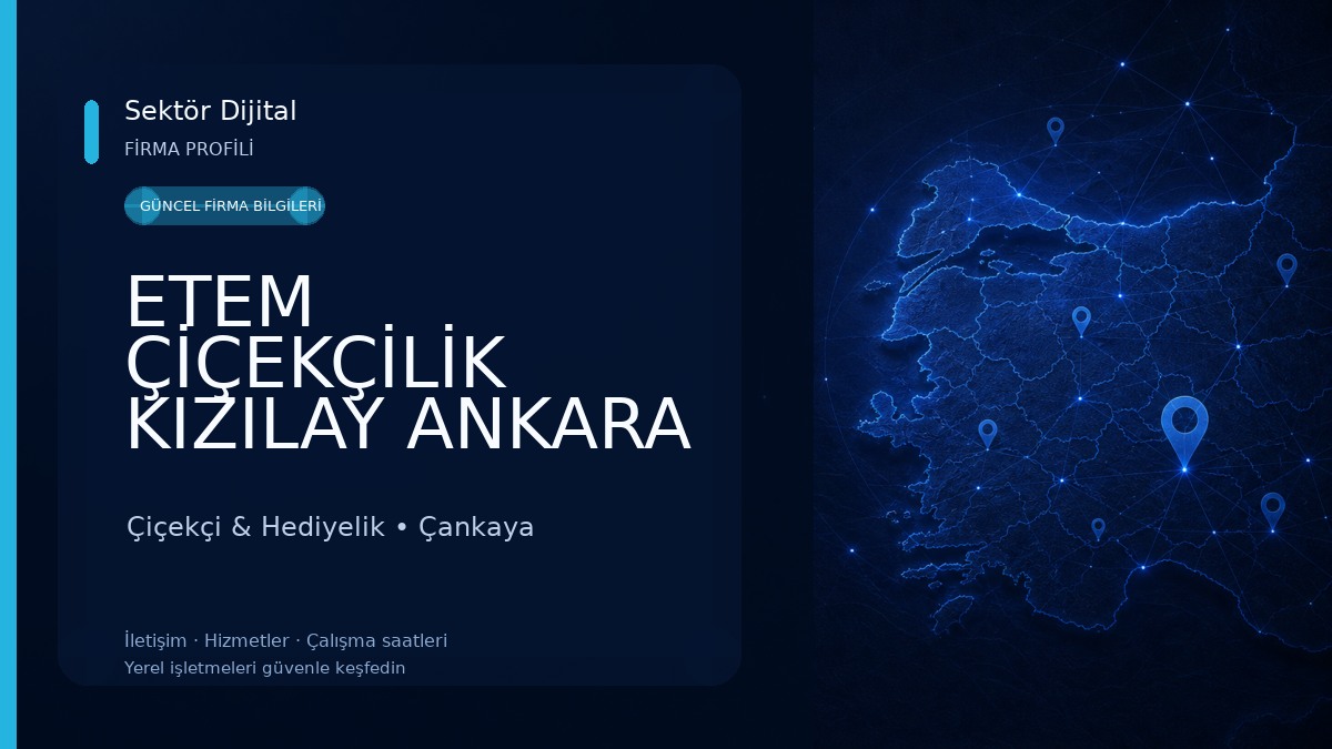 ETEM ÇİÇEKÇİLİK KIZILAY ANKARA ÇİÇEKÇİ Çiçekçi & Hediyelik