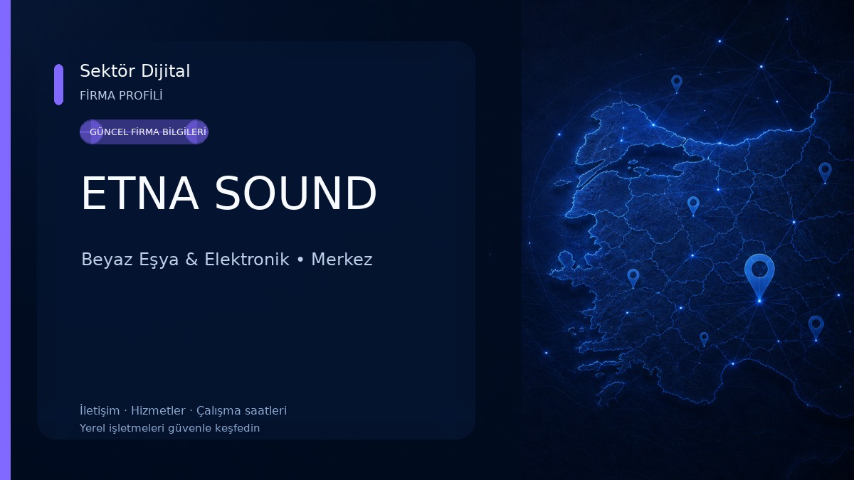 ETNA SOUND Beyaz Eşya & Elektronik