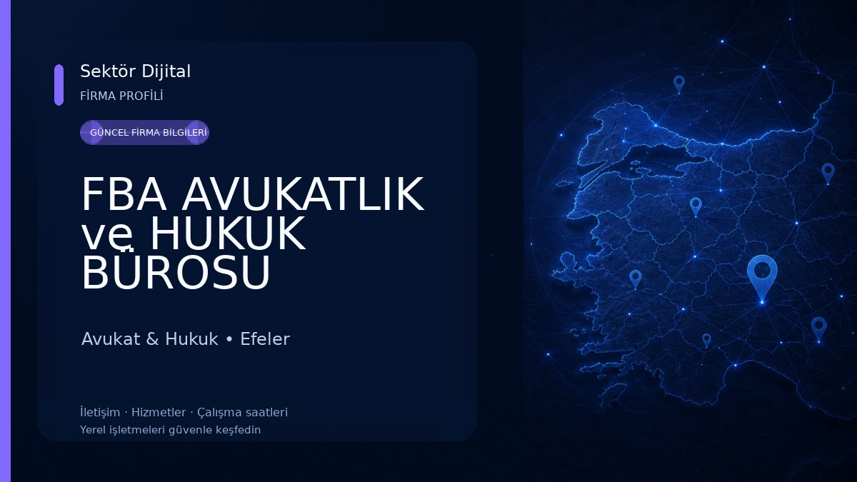 FBA AVUKATLIK ve HUKUK BÜROSU Avukat & Hukuk