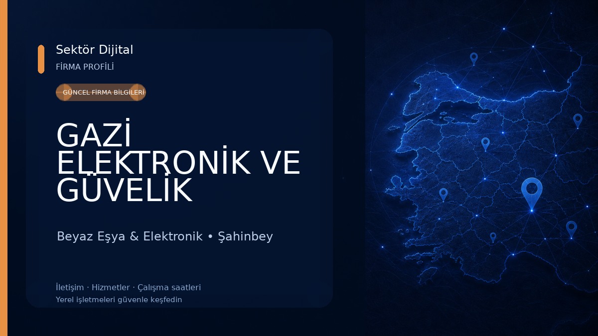 GAZİ ELEKTRONİK VE GÜVELİK Beyaz Eşya & Elektronik