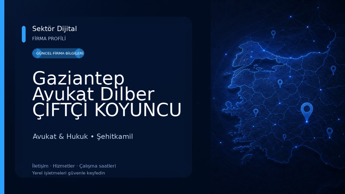Gaziantep Avukat Dilber ÇİFTÇİ KOYUNCU | Gaziantep Boşanma Avukatı Avukat & Hukuk