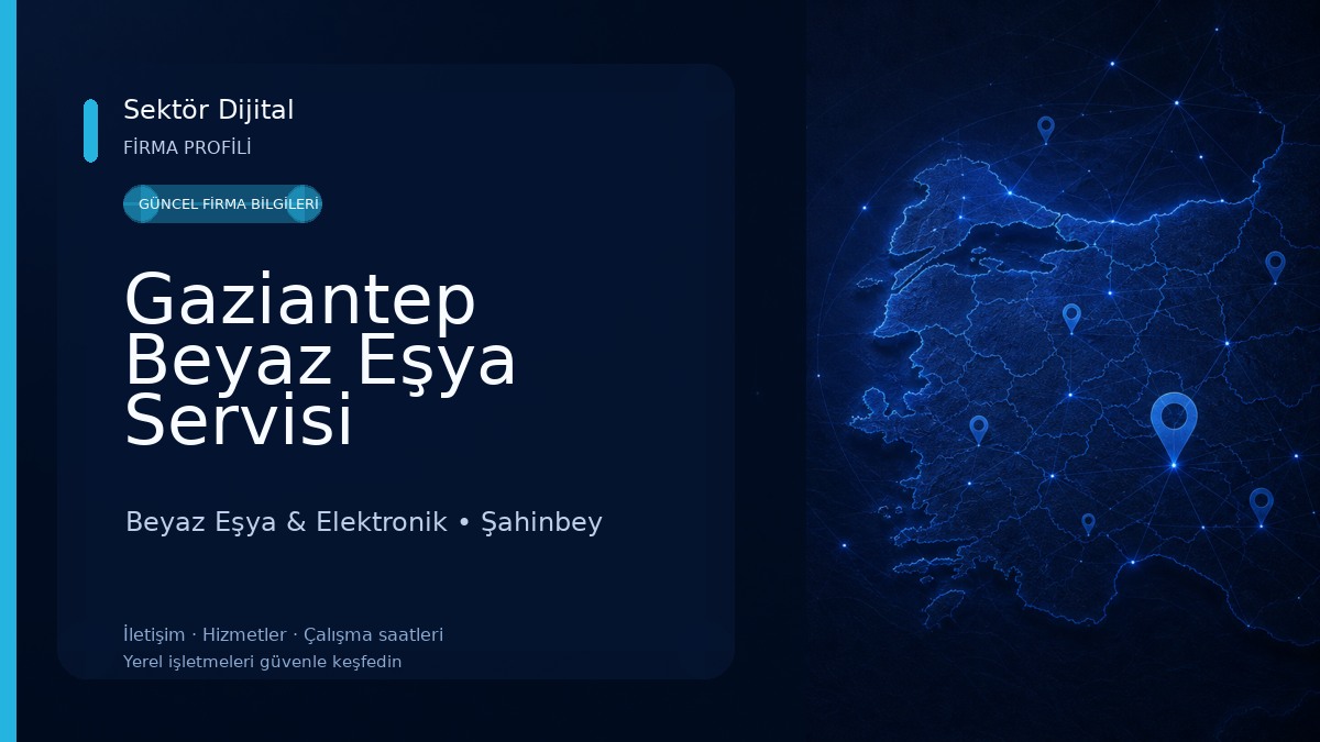 Gaziantep Beyaz Eşya Servisi Beyaz Eşya & Elektronik