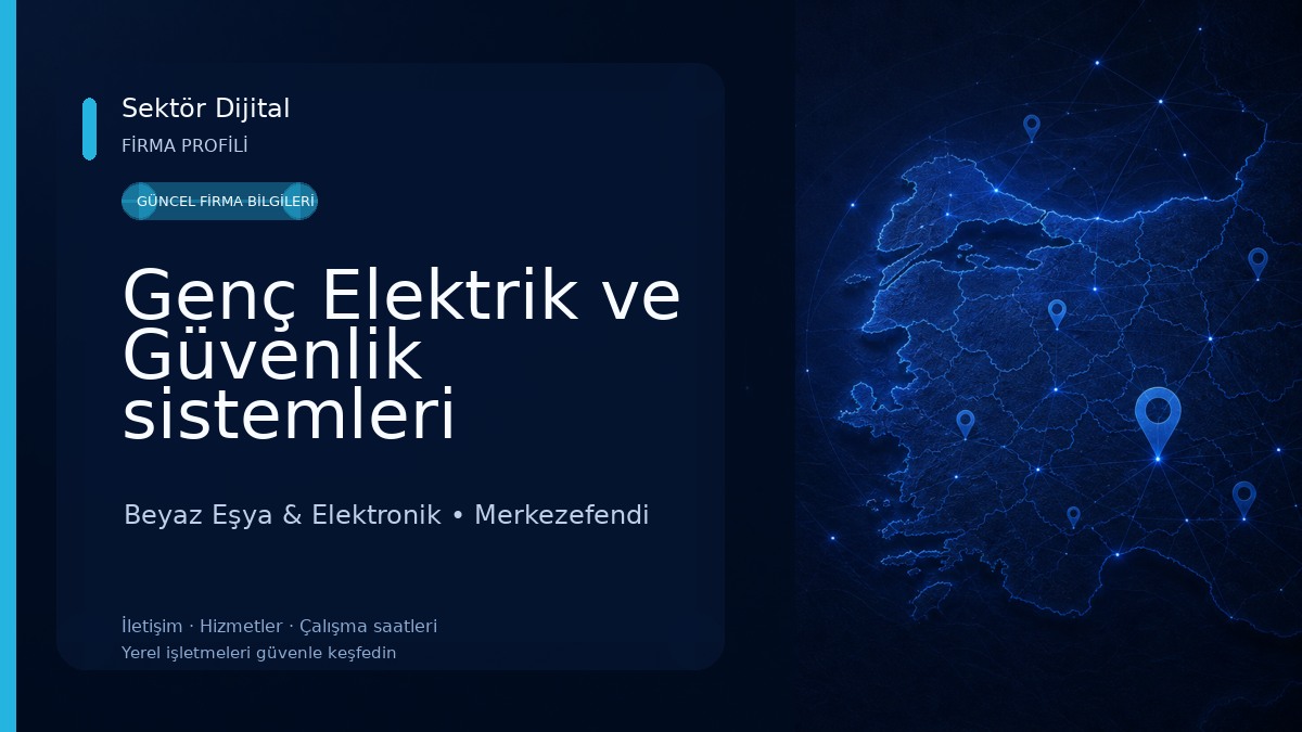 Genç Elektrik ve Güvenlik sistemleri Beyaz Eşya & Elektronik