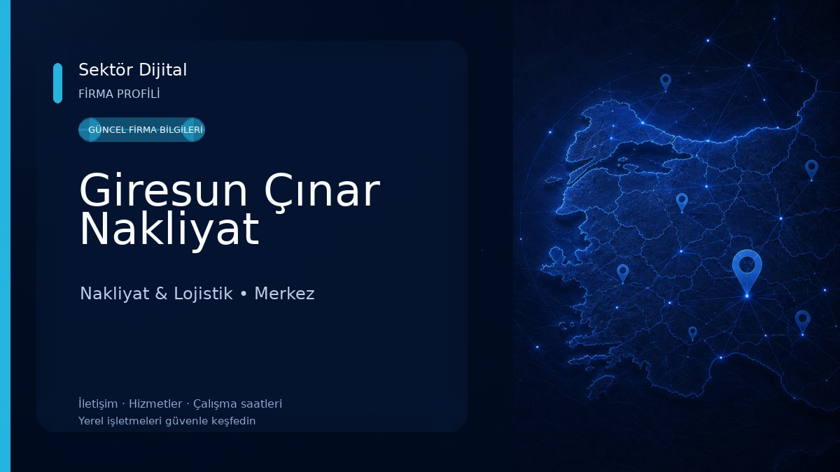 Giresun Çınar Nakliyat Nakliyat & Lojistik