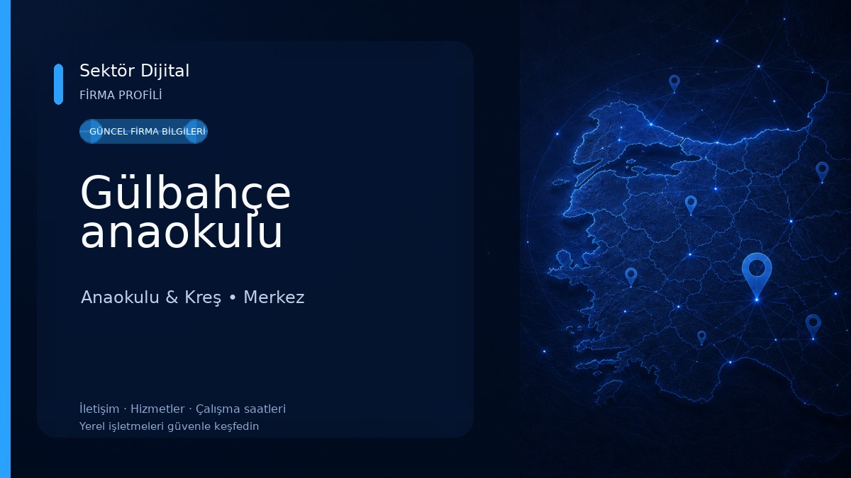 Gülbahçe anaokulu Anaokulu & Kreş