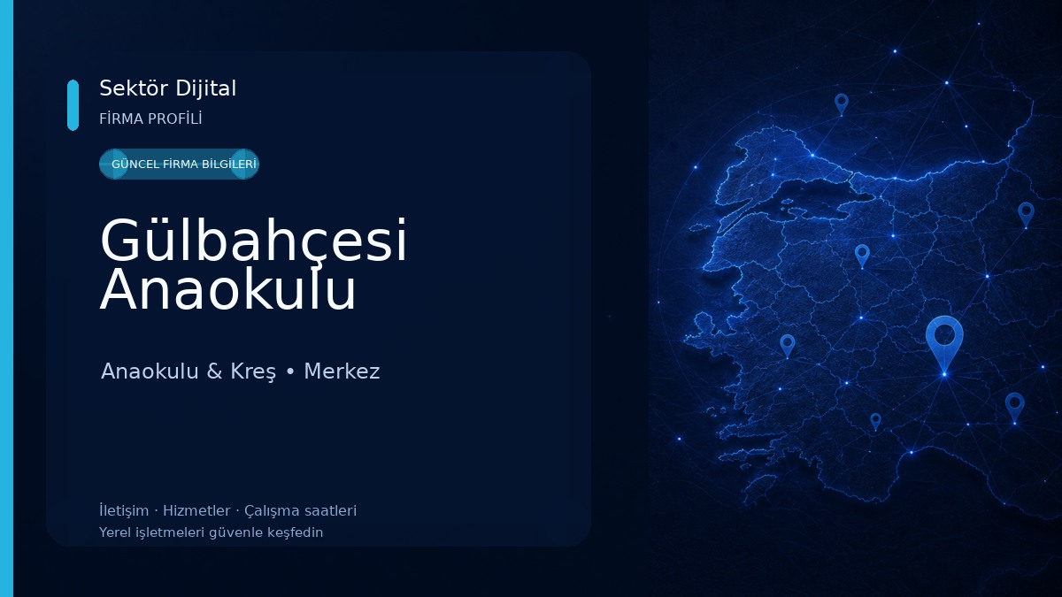 Gülbahçesi Anaokulu Anaokulu & Kreş