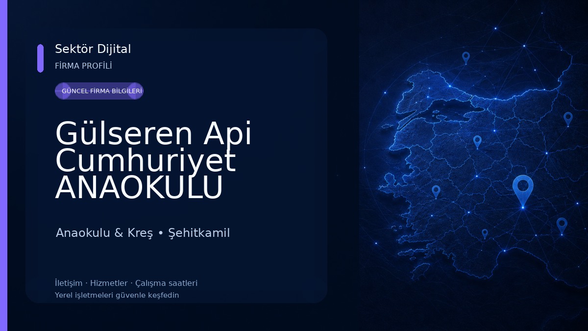 Gülseren Api Cumhuriyet ANAOKULU Anaokulu & Kreş