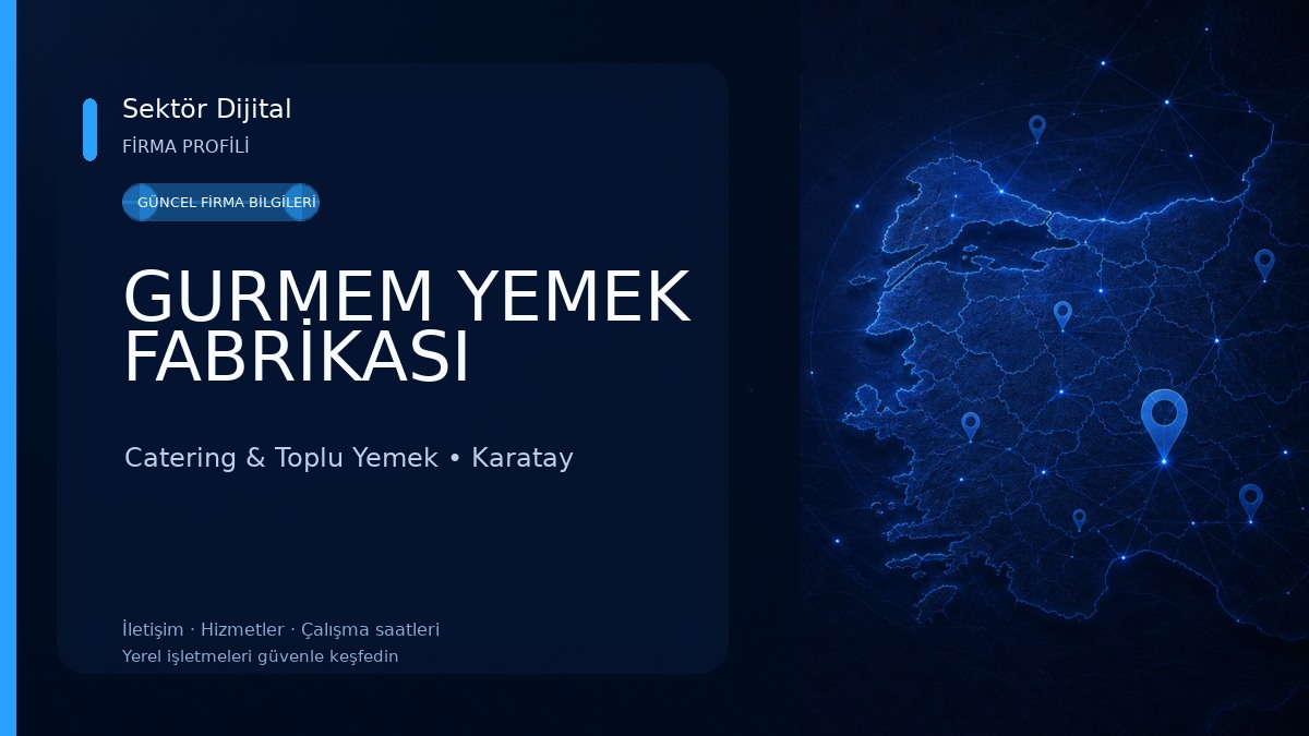 GURMEM YEMEK FABRİKASI Catering & Toplu Yemek