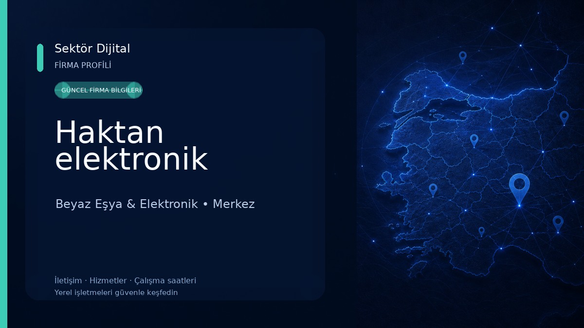 Haktan elektronik 