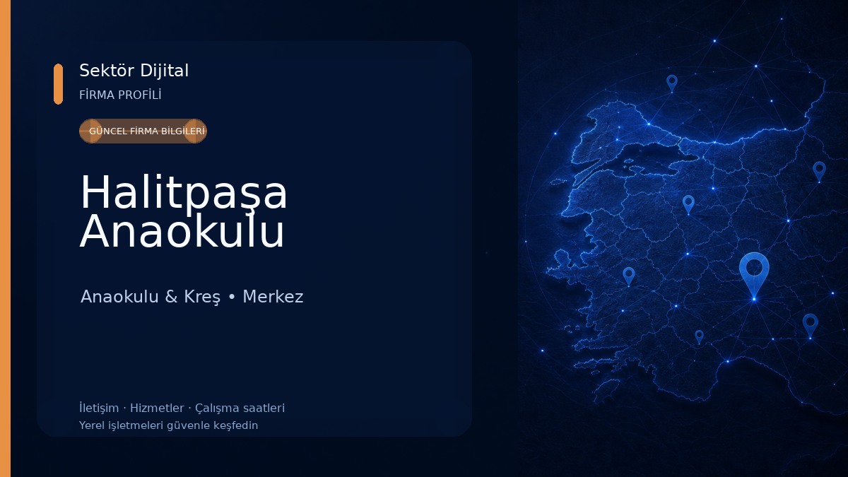 Halitpaşa Anaokulu Anaokulu & Kreş