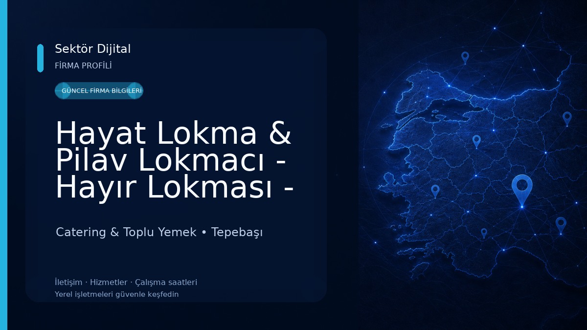 Hayat Lokma & Pilav Lokmacı - Hayır Lokması - Mevlüt Pilavı 