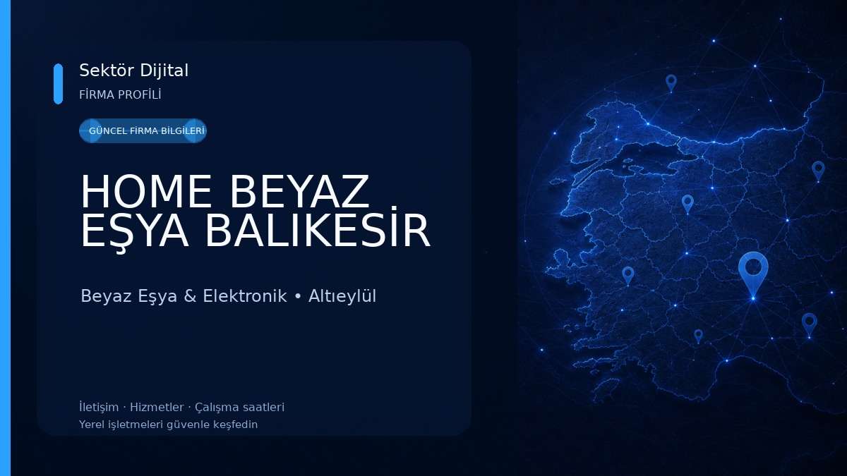 HOME BEYAZ EŞYA BALIKESİR Beyaz Eşya & Elektronik
