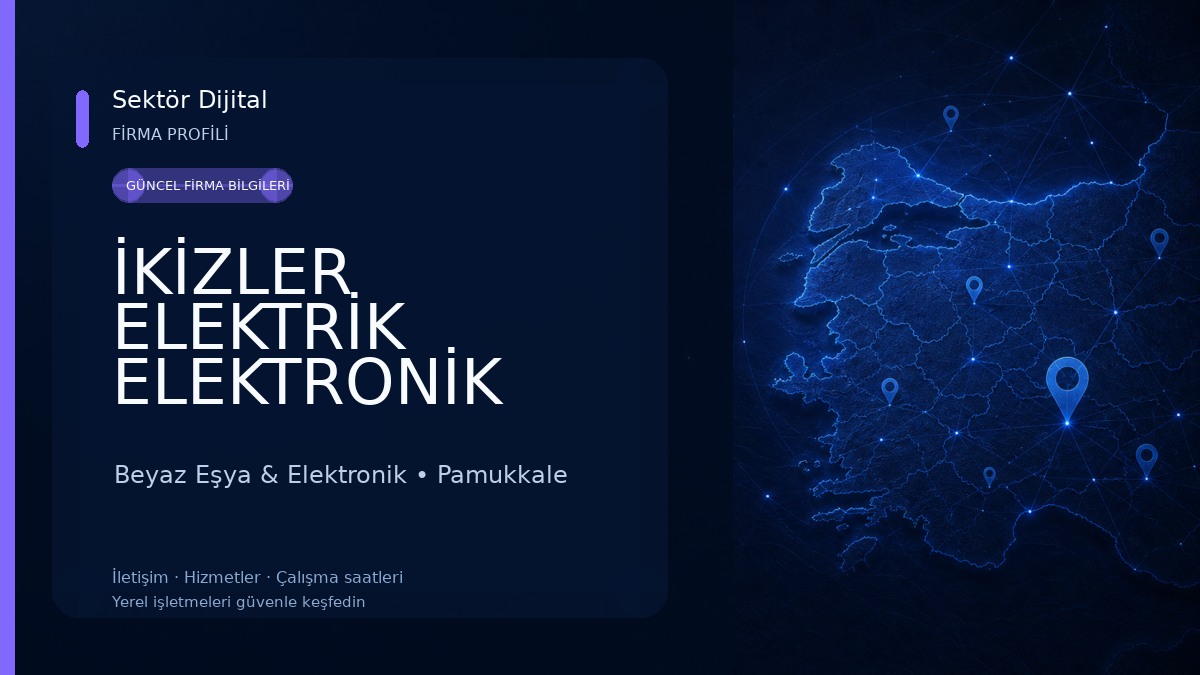 İKİZLER ELEKTRİK ELEKTRONİK Beyaz Eşya & Elektronik