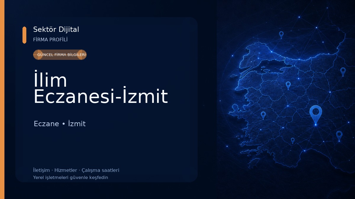 İlim Eczanesi-İzmit Eczane