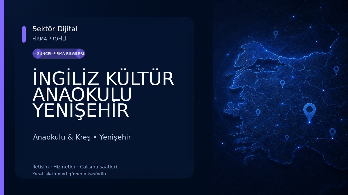 İNGİLİZ KÜLTÜR ANAOKULU YENİŞEHİR MERSİN Anaokulu & Kreş