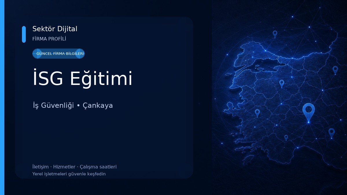 İSG Eğitimi İş Güvenliği