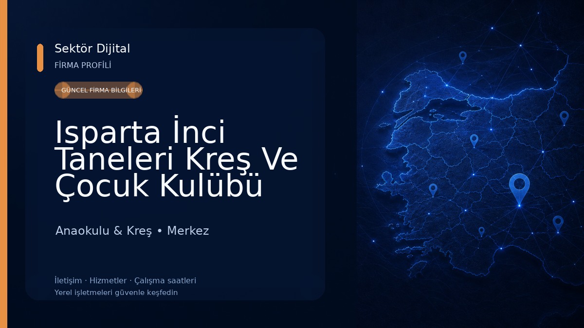 Isparta İnci Taneleri Kreş Ve Çocuk Kulübü Çünür Anaokulu & Kreş