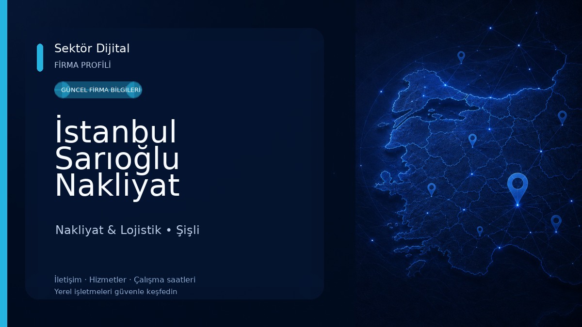 İstanbul Sarıoğlu Nakliyat Nakliyat & Lojistik