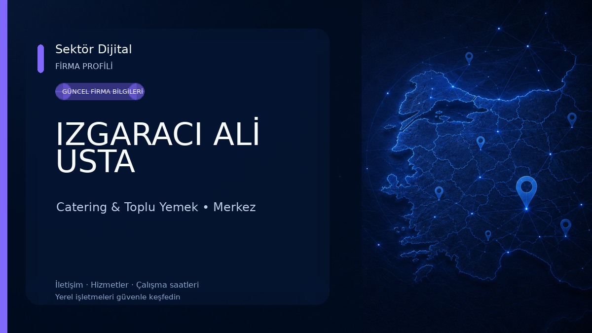 IZGARACI ALİ USTA Catering & Toplu Yemek