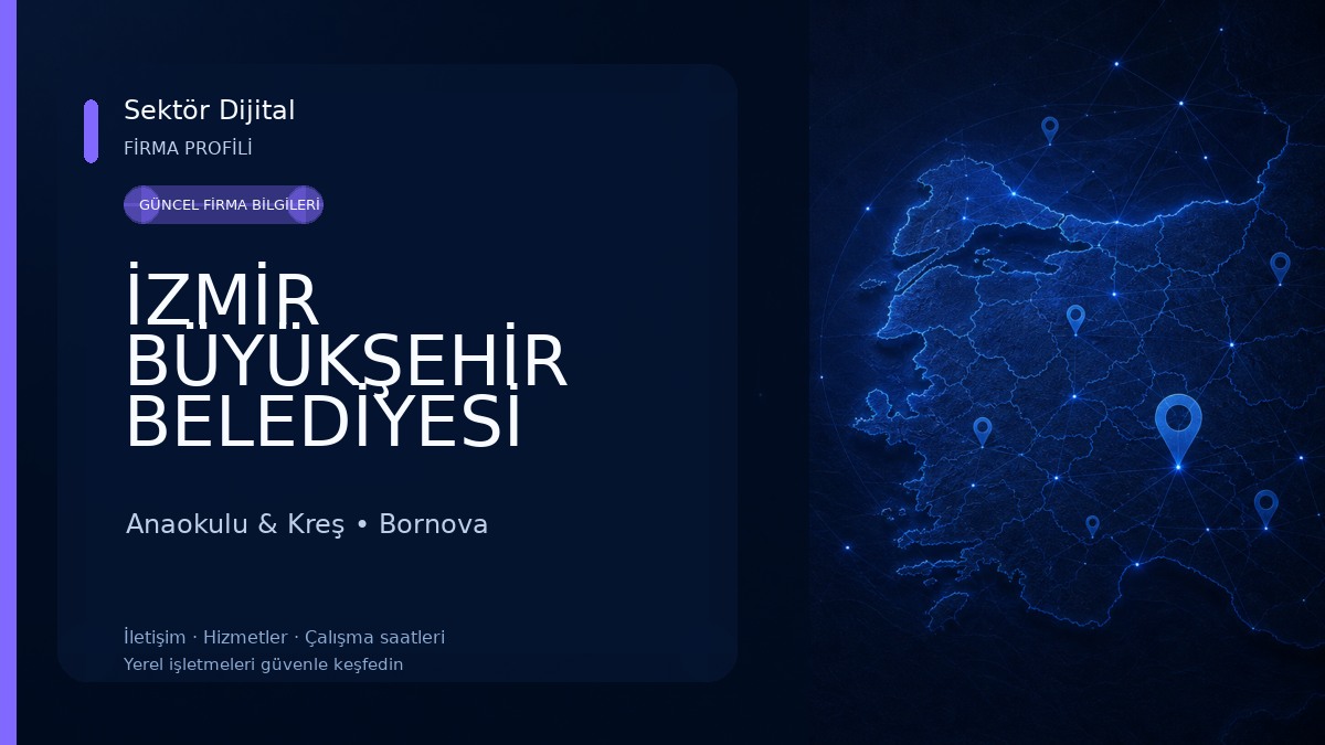 İZMİR BÜYÜKŞEHİR BELEDİYESİ İZELMAN A.Ş. Evka-4 Yeşiltepe Kreş Ve Anaokulu Eğitim Merkezi Anaokulu & Kreş
