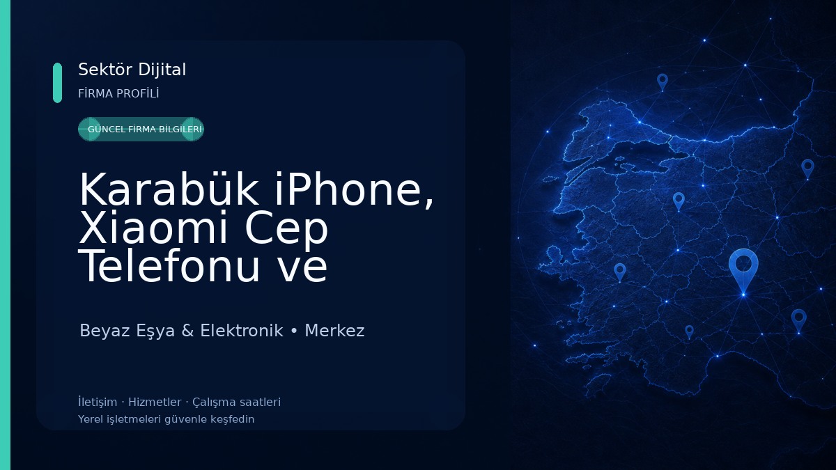 Karabük iPhone, Xiaomi Cep Telefonu ve Robot Süpürge Teknik Servisi Beyaz Eşya & Elektronik