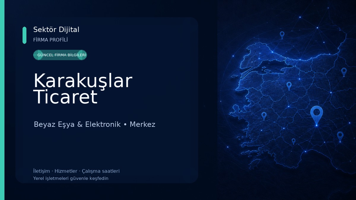 Karakuşlar Ticaret Beyaz Eşya & Elektronik