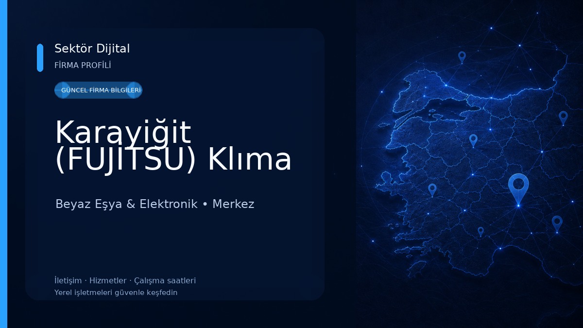 Karayiğit (FUJİTSU) Klıma Beyaz Eşya & Elektronik