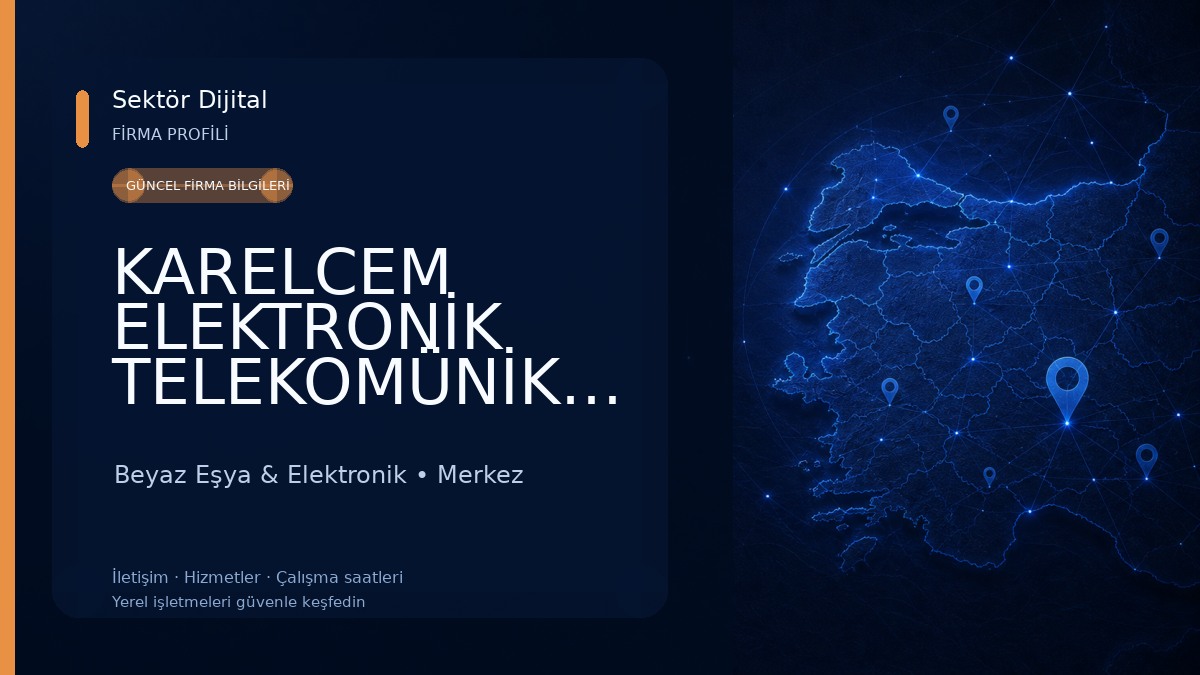 KARELCEM ELEKTRONİK TELEKOMÜNİKASYON Beyaz Eşya & Elektronik
