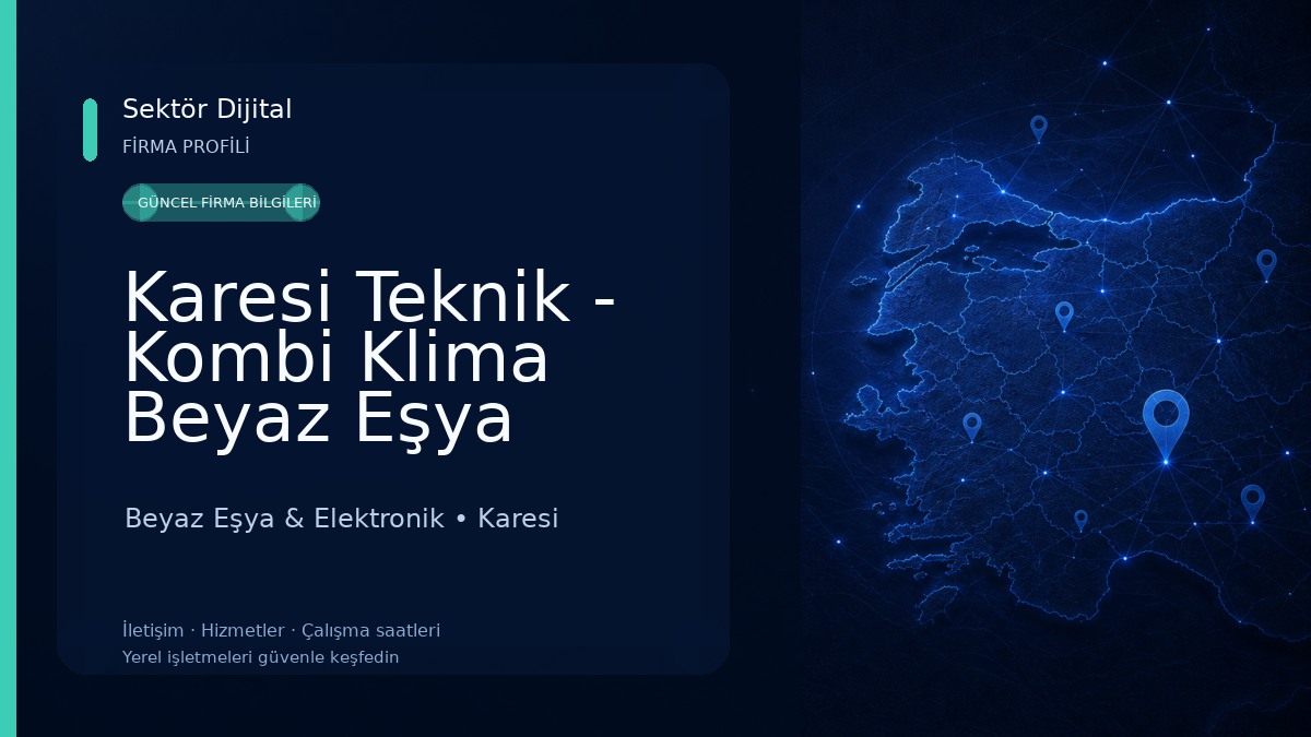Karesi Teknik - Kombi Klima Beyaz Eşya Servis Beyaz Eşya & Elektronik