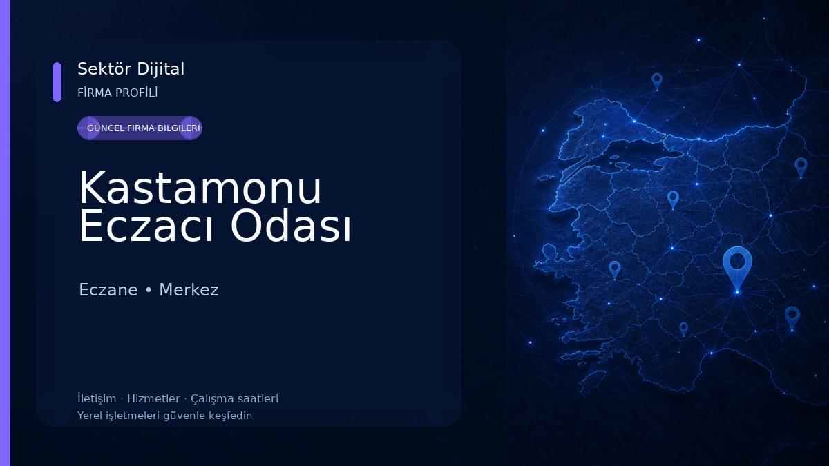 Kastamonu Eczacı Odası Eczane