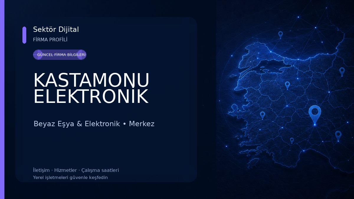 KASTAMONU ELEKTRONİK Beyaz Eşya & Elektronik