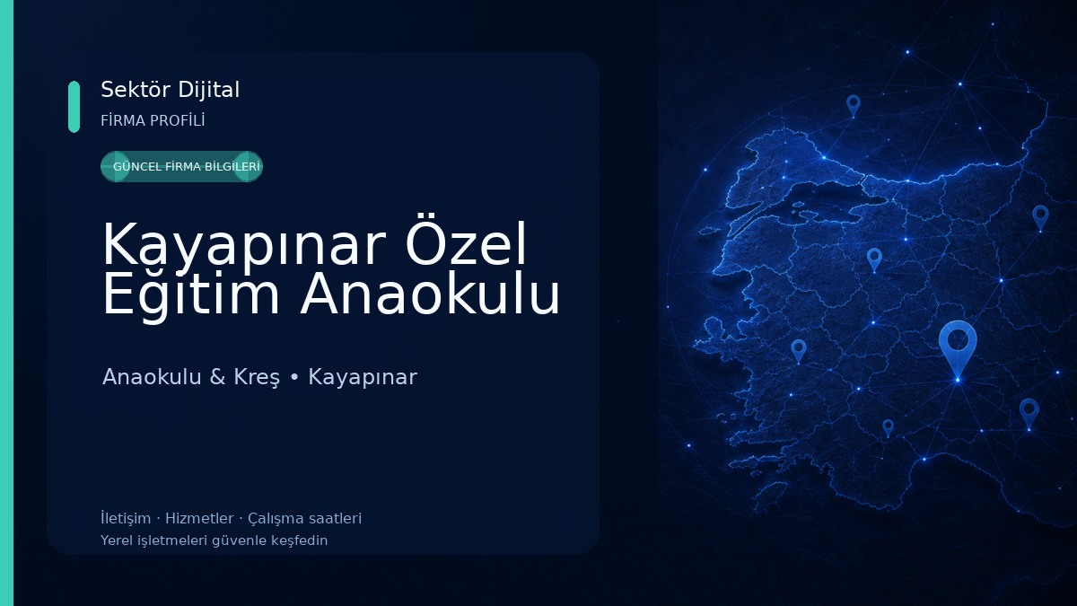 Kayapınar Özel Eğitim Anaokulu Anaokulu & Kreş