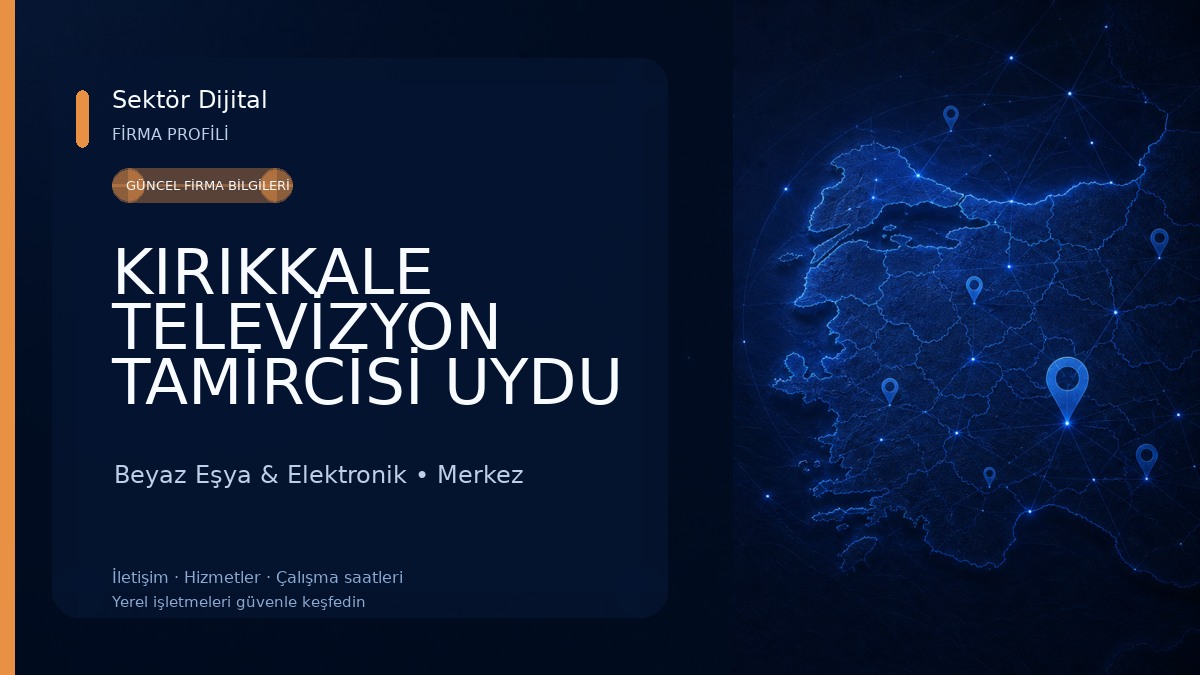 KIRIKKALE TELEVİZYON TAMİRCİSİ UYDU MONTAJ SÜPER ELEKTRONİK Beyaz Eşya & Elektronik
