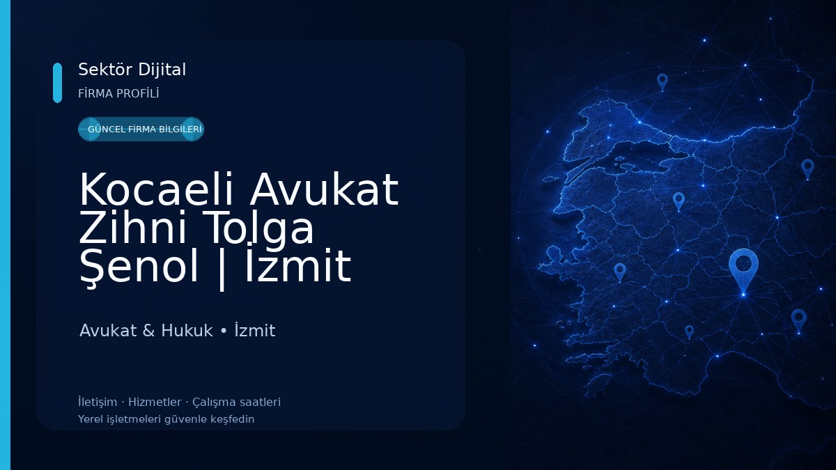 Kocaeli Avukat Zihni Tolga Şenol | İzmit Avukat | Kocaeli Kira Avukatı | Kocaeli Ceza Avukatı | Miras,Gayrimenkul Avukatı Avukat & Hukuk