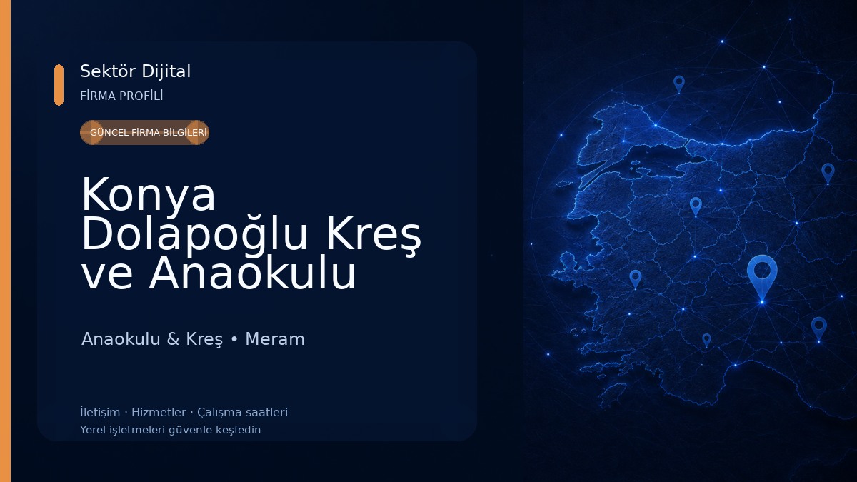 Konya Dolapoğlu Kreş ve Anaokulu Anaokulu & Kreş