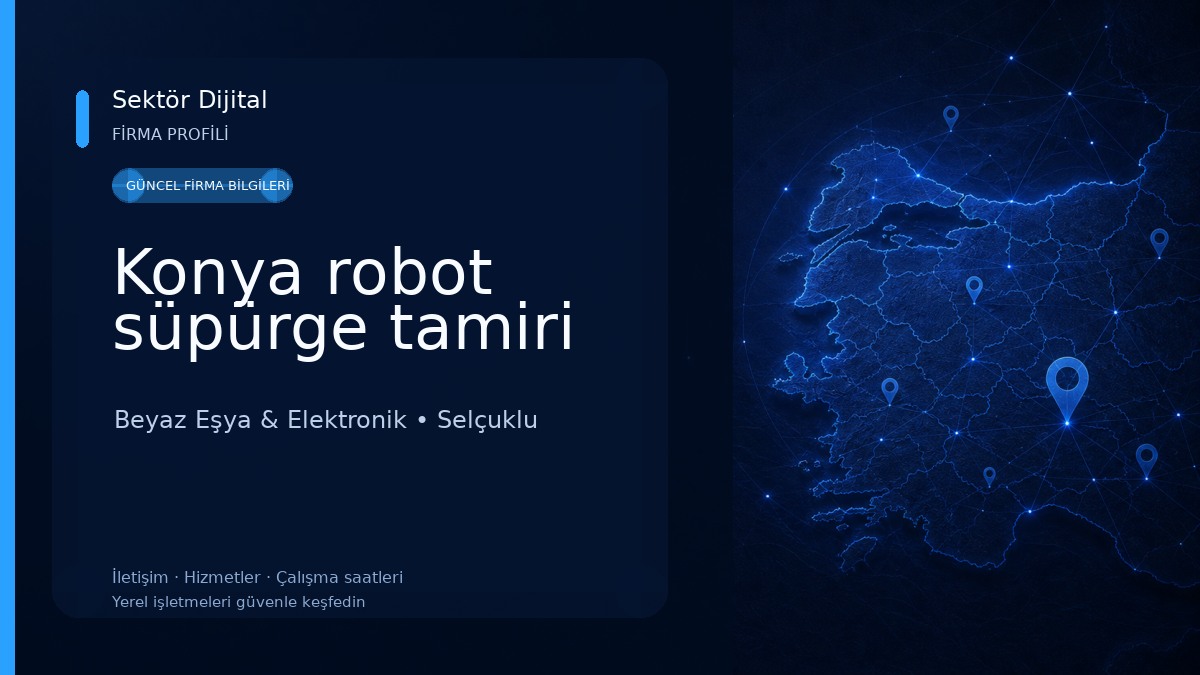 Konya robot süpürge tamiri Beyaz Eşya & Elektronik