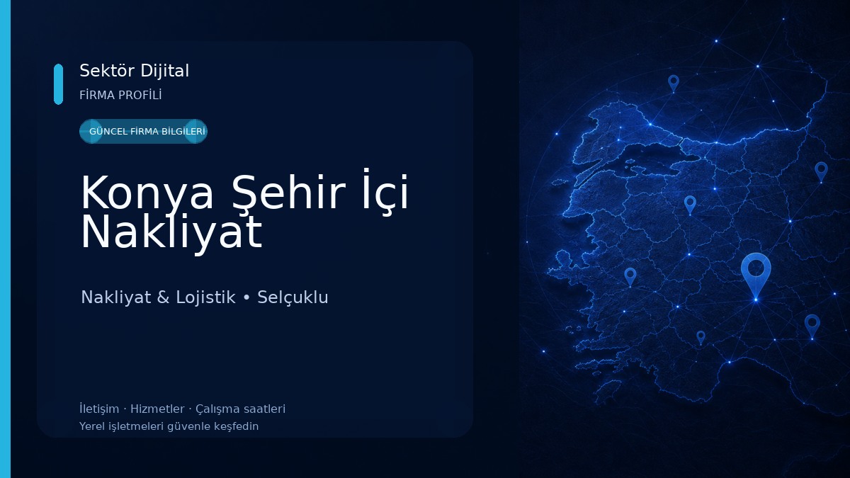 Konya Şehir İçi Nakliyat 