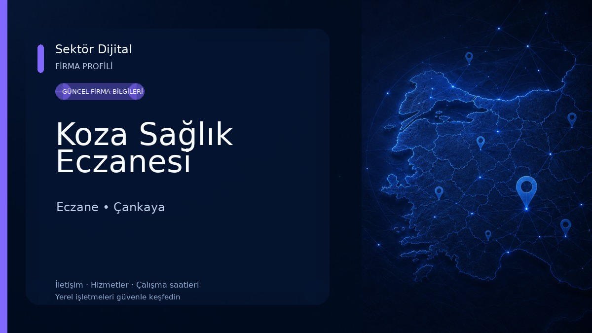 Koza Sağlık Eczanesi Eczane